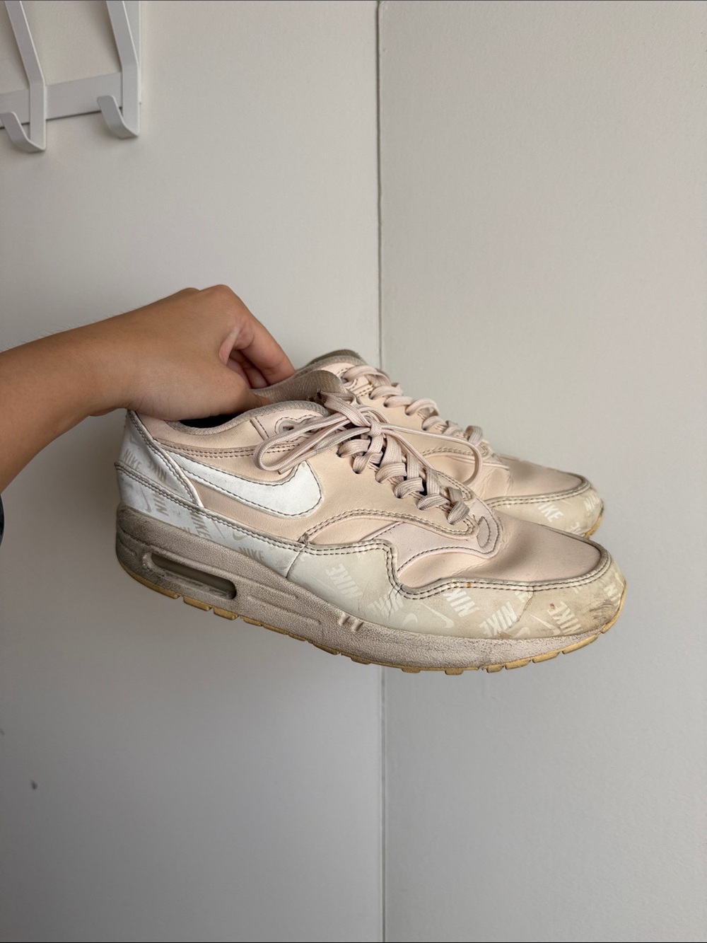 Nike Women’s Low-Top Sneakers in Blush and White